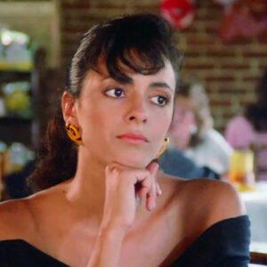 Roberta Vasquez in her early acting days, showcasing the classic charm and strength that defined her iconic roles in action films.”